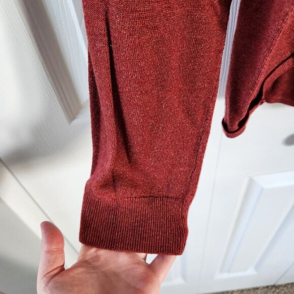 Trouve Red Long Sleeve Pullover Sweater - Picture 5 of 7